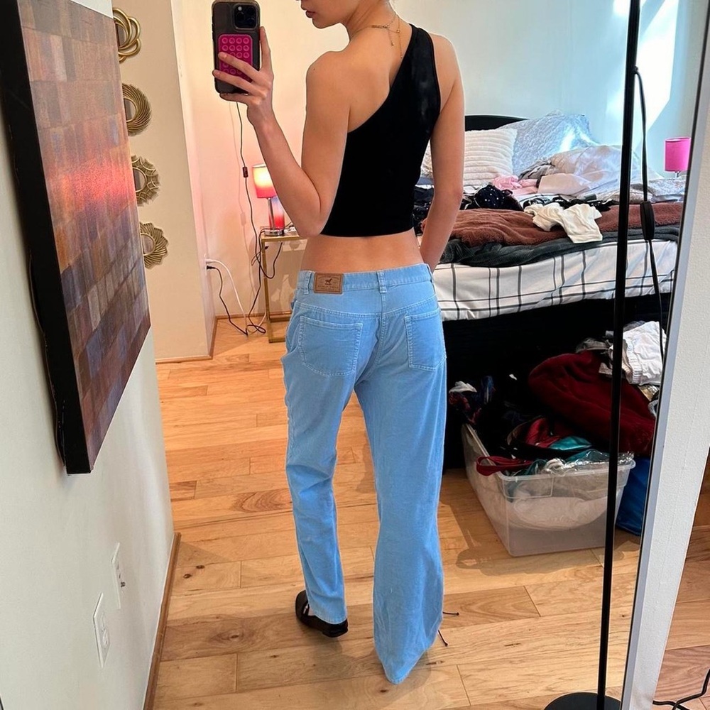 Ralph Lauren Light Blue Corduroy Jeans - Picture 3 of 5